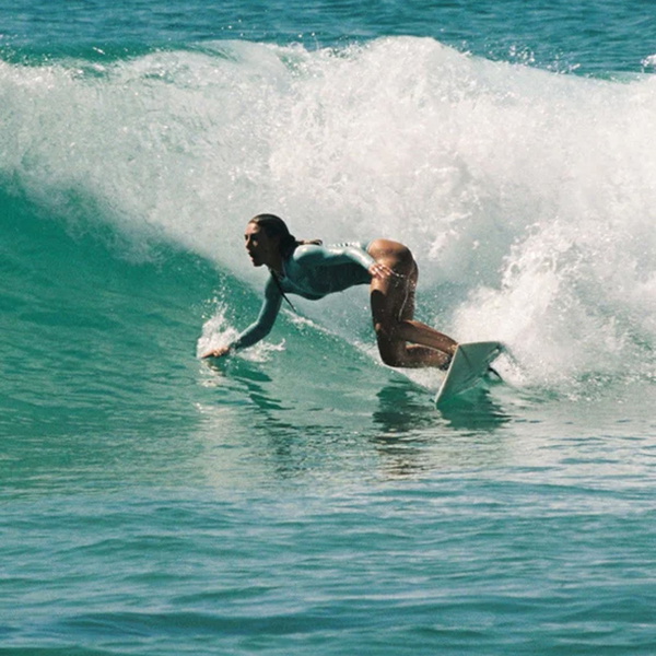 2026 Wallien Dames Nikki Van Dijk Bikini Cut 1mm Voorkant Ritssluiting Lentepak Wetsuit 101006 - Aquamarine Gradient